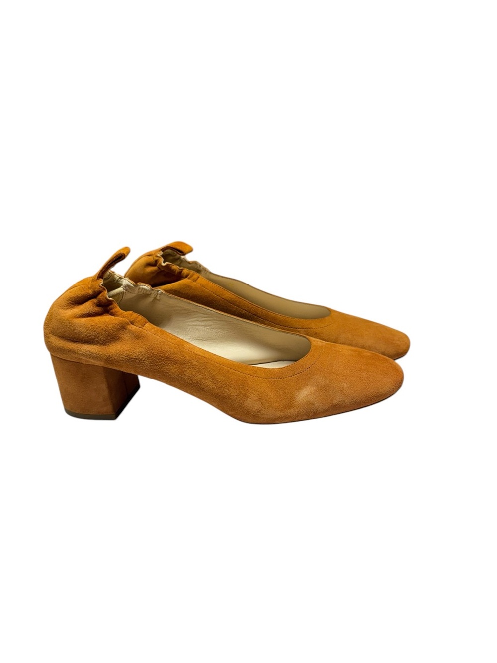 Everlane The Day Heel Size 9.5 Suede Leather Minimalist Preppy Academia Italy - Picture 3 of 8
